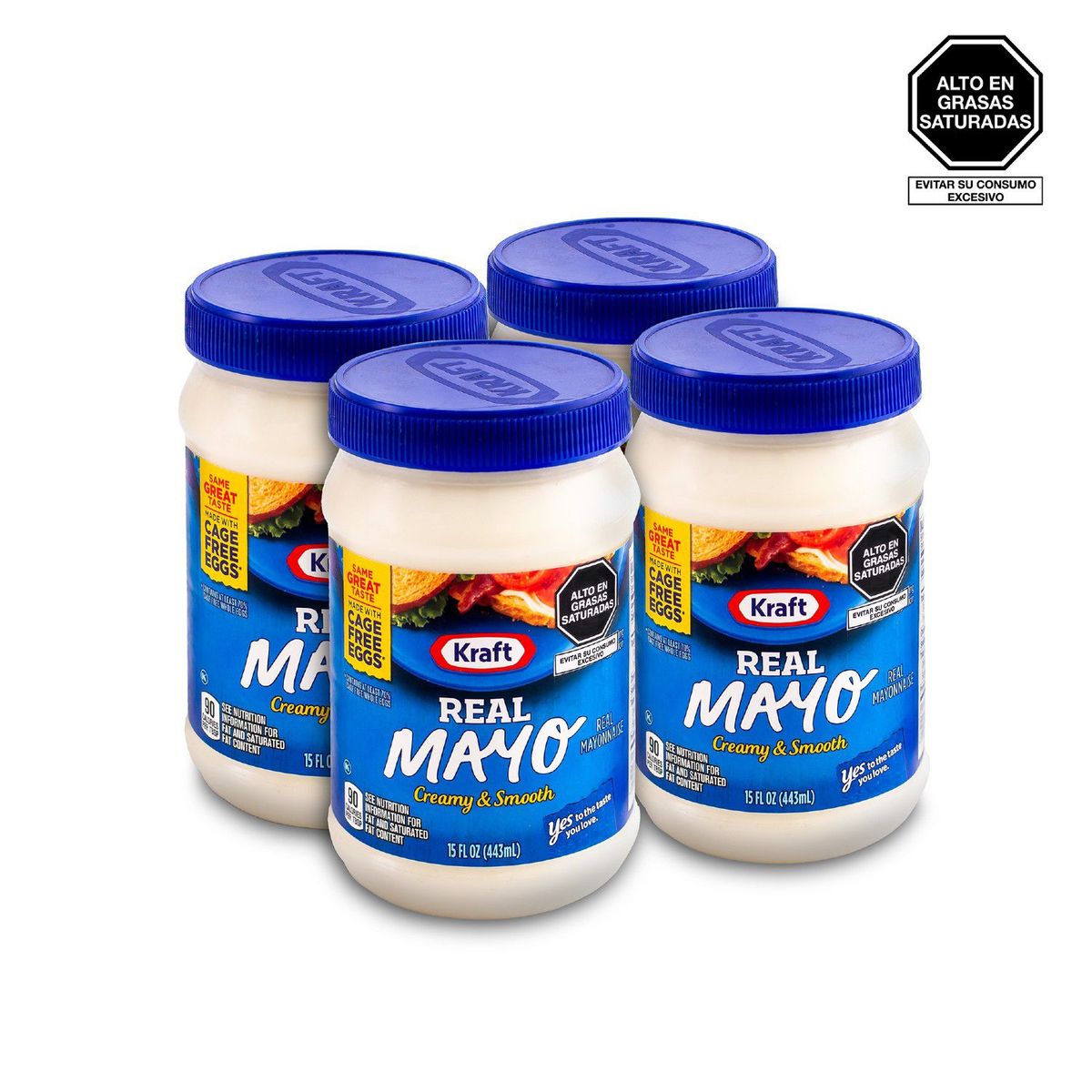 KRAFT - Pack Mayonesa Kraft 4x443ml