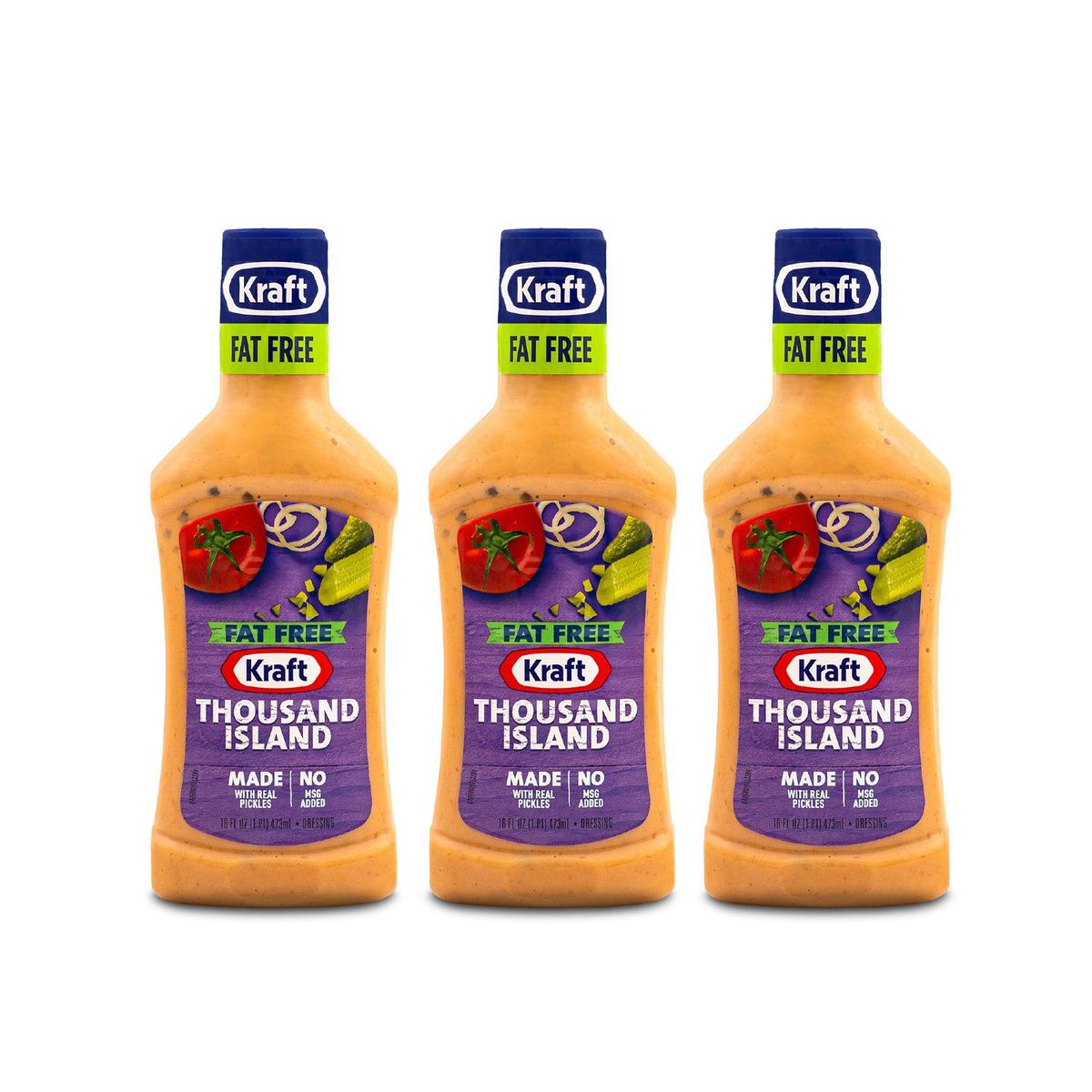 KRAFT - Pack salsa Thousand Island 3x473ml