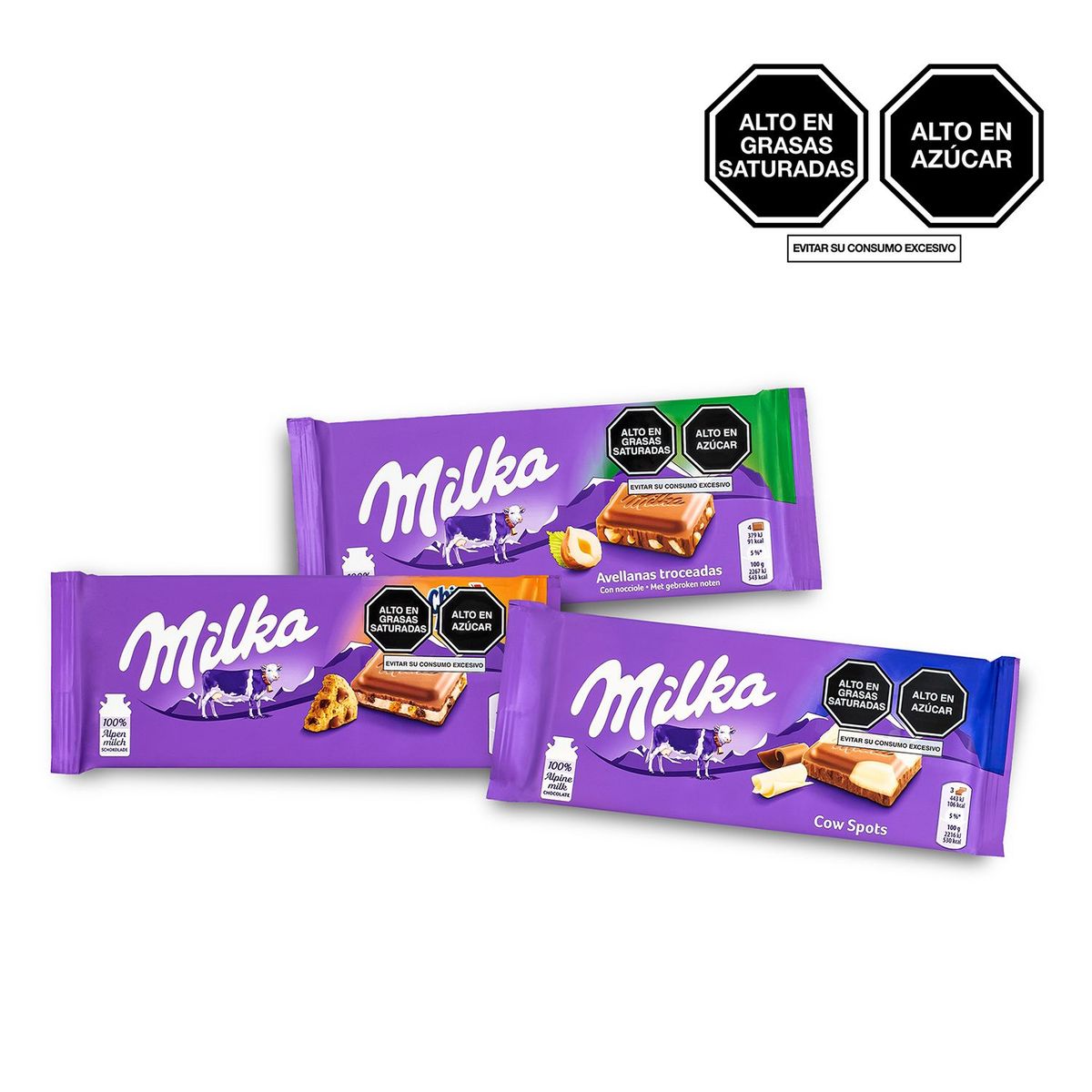 MILKA - Pack chocolate Milka 3x100g