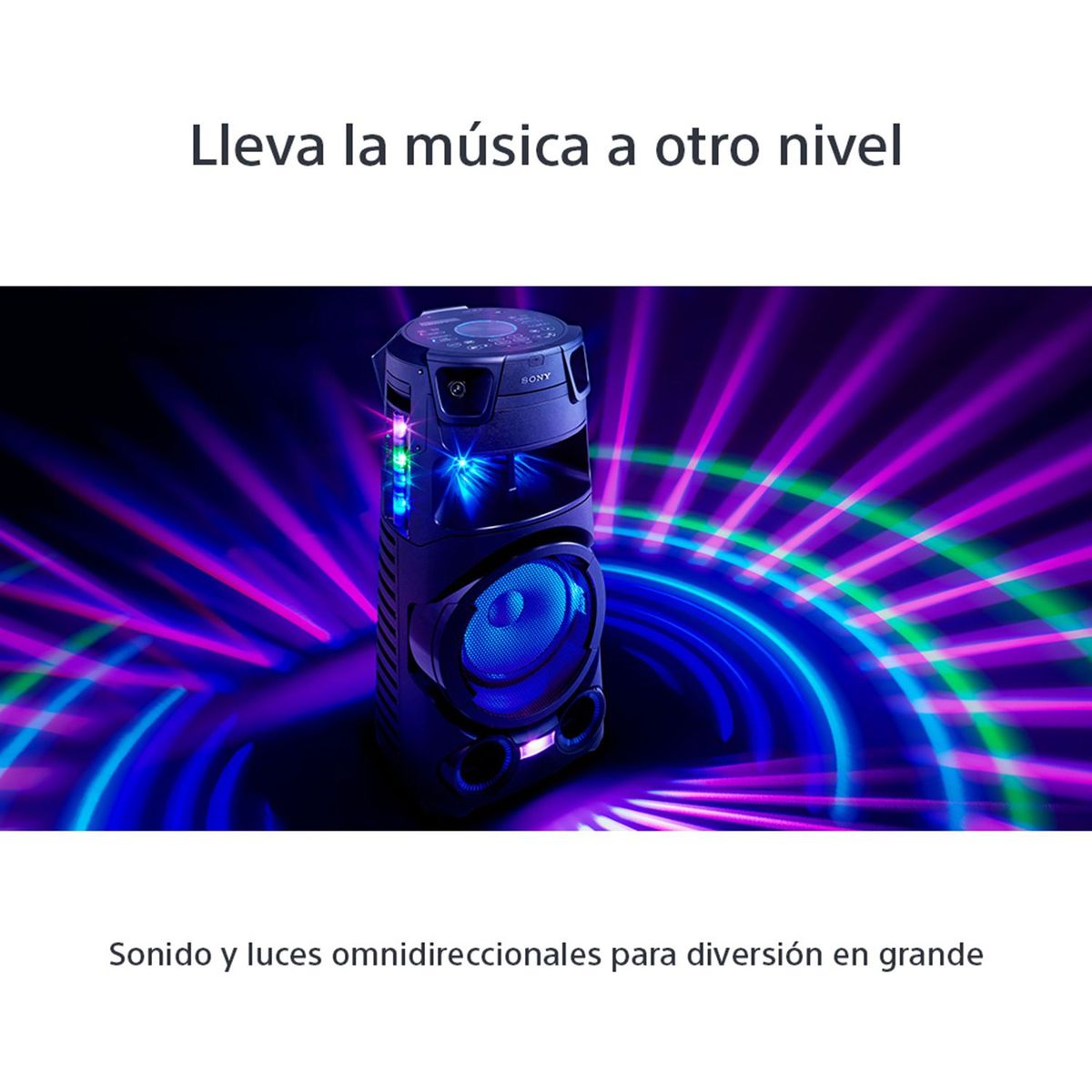 SONY - Sony Equipo de Sonido MHC-V73D Bluetooth HDMI, DVD y Karaoke