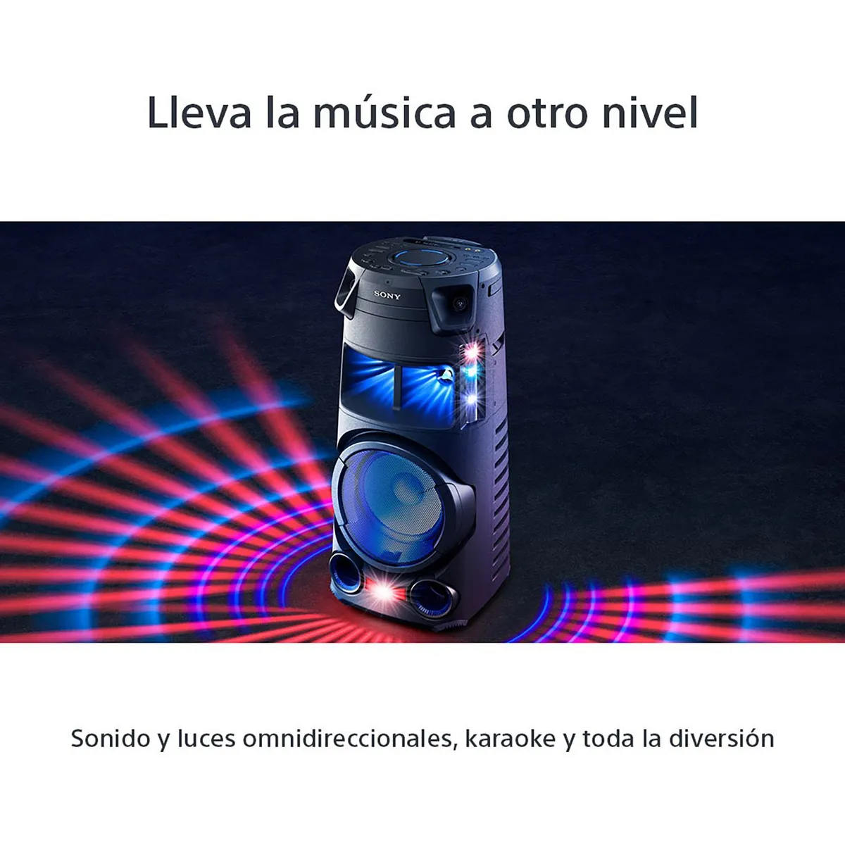 SONY - Sony Equipo de Sonido MHC-V43D Bluetooth HDMI, DVD y Karaoke