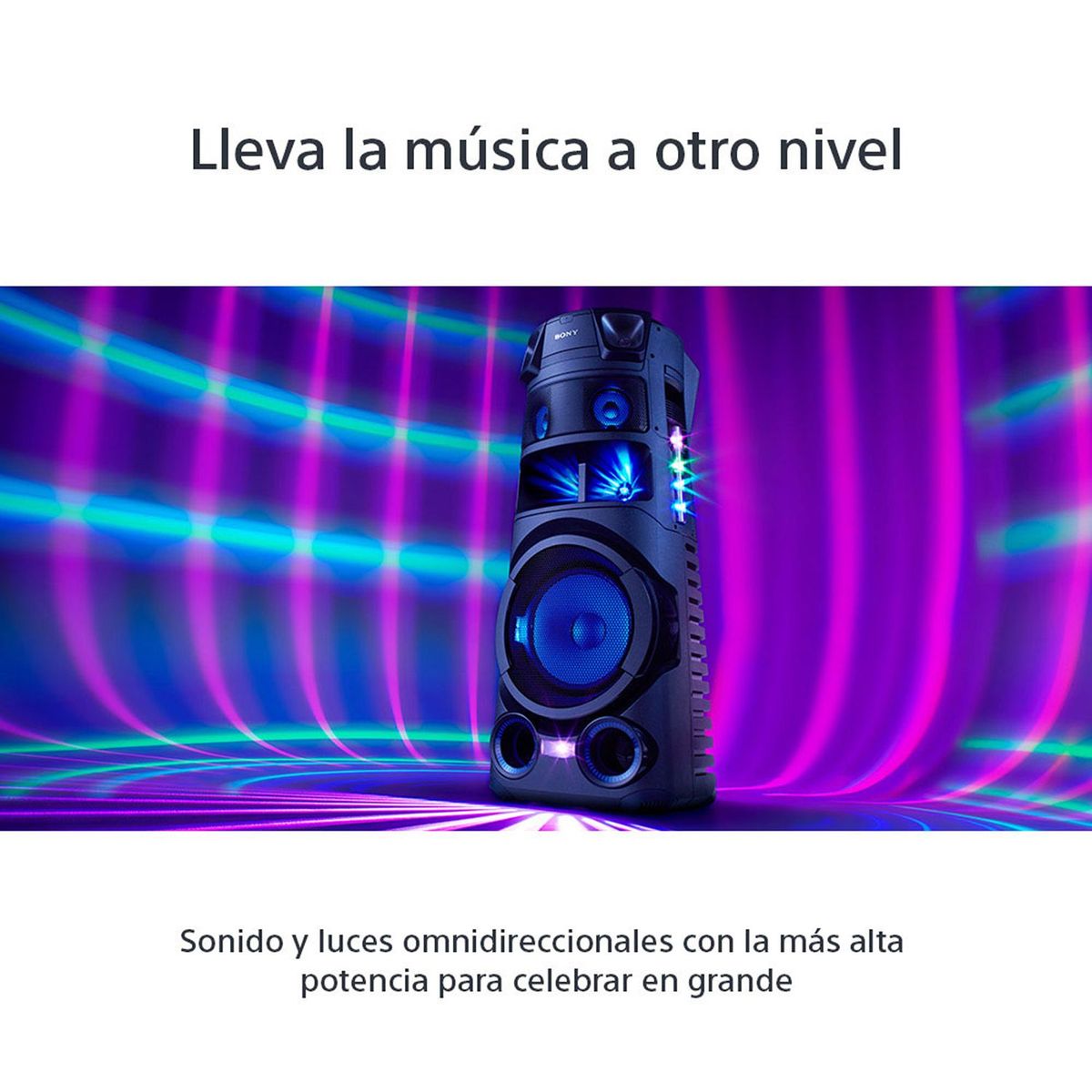 SONY - Equipo de Sonido Sony MHC-V83D Bluetooth Karaoke HDMI