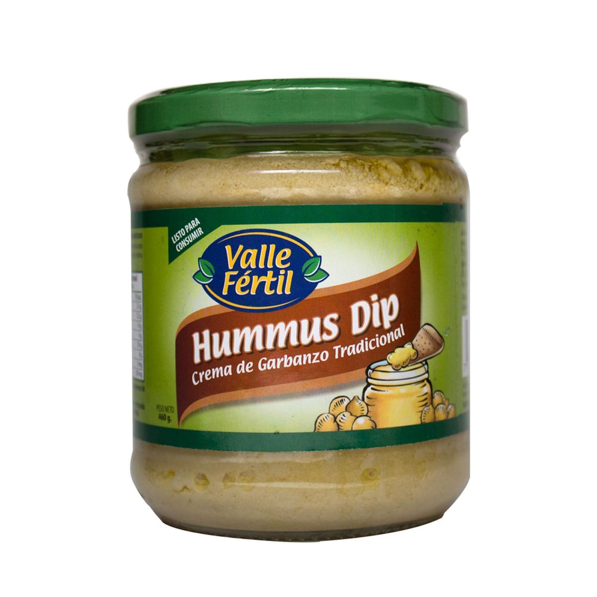VALLEFERTI - Hummus De Garbanzo Tradicional Valle Fértil 460gr