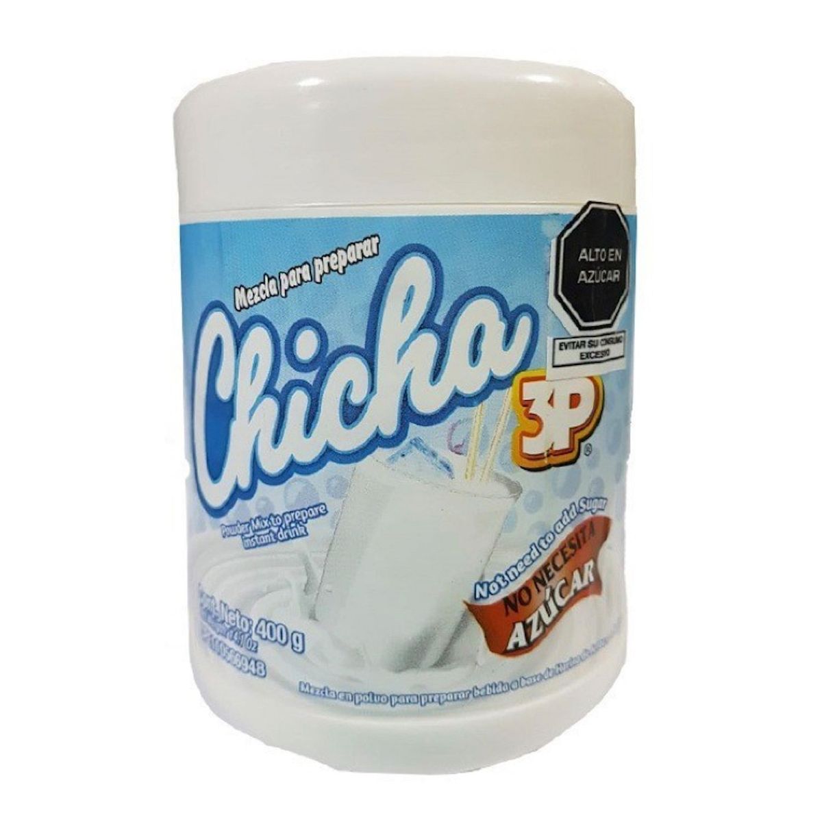 3P - Chicha de Arroz Instantánea en Polvo 3P 400gr
