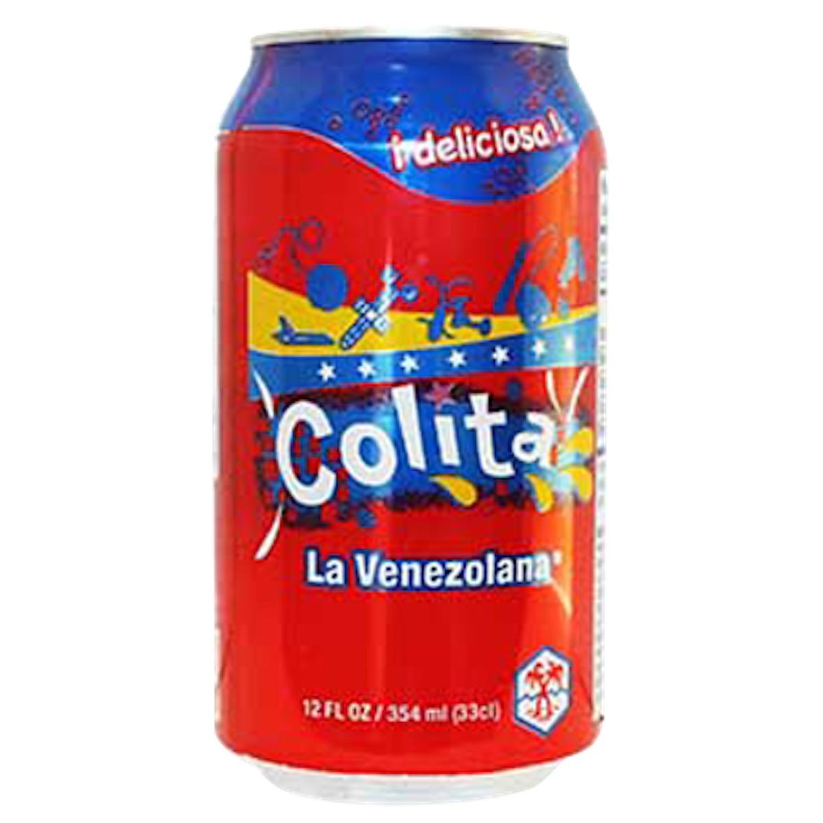 GENERICO - Bebida Gaseosa sabor colita La Venezolana Lata 355ml
