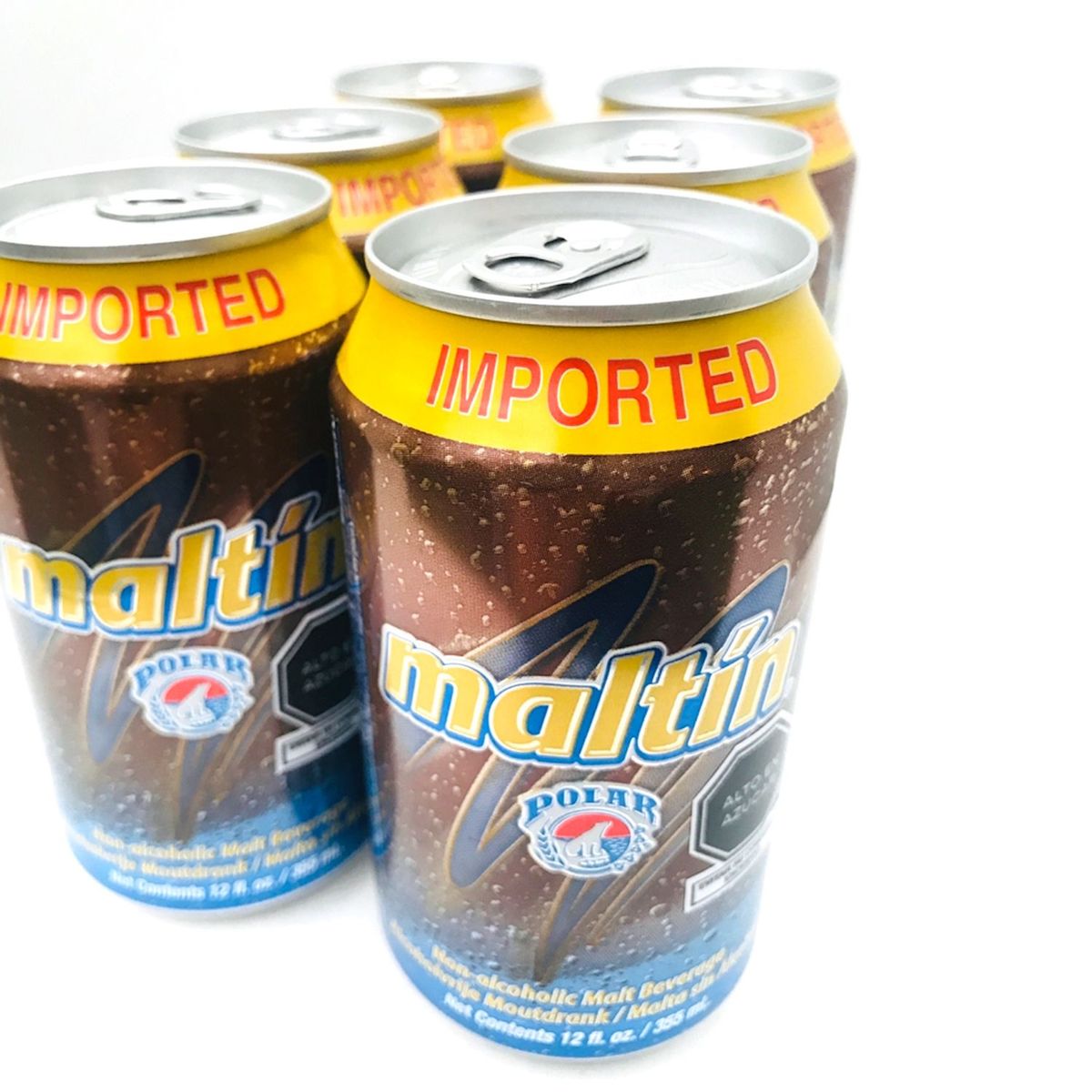 EMPRESAS POLAR - Pack x 6 Maltin Bebida Carbonatada de Malta 12 Oz