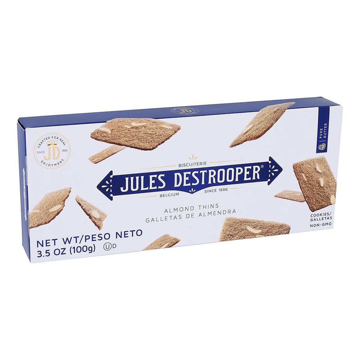 JULES DESTROOPER - Galletas De Almendra Fina Jules Destrooper 100gr