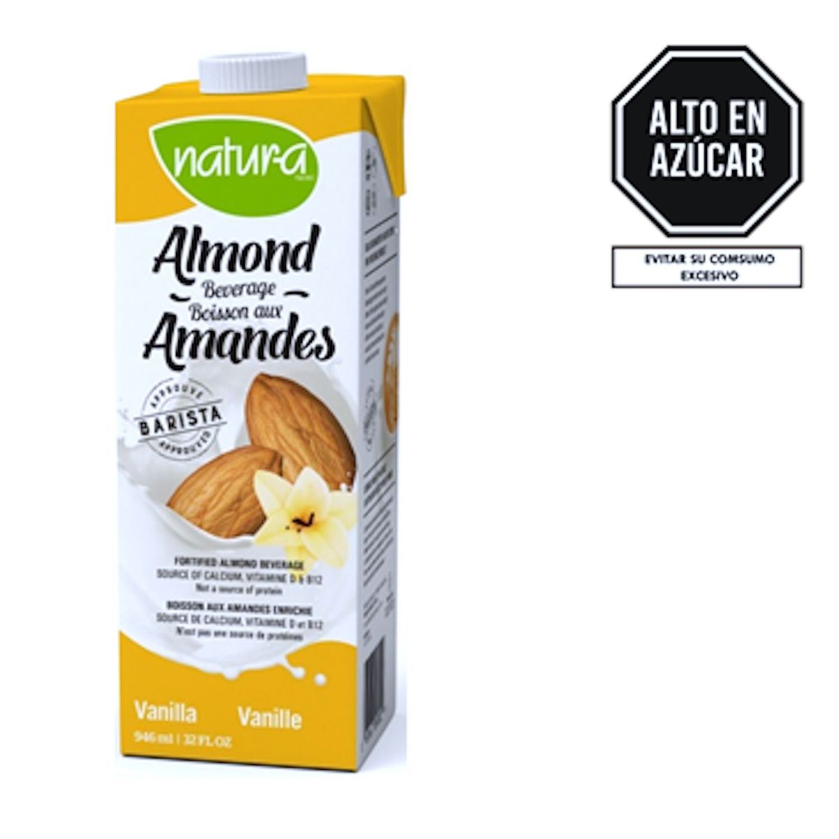 NATURA - Leche De Almendras Vainilla Natura Almond 946ml