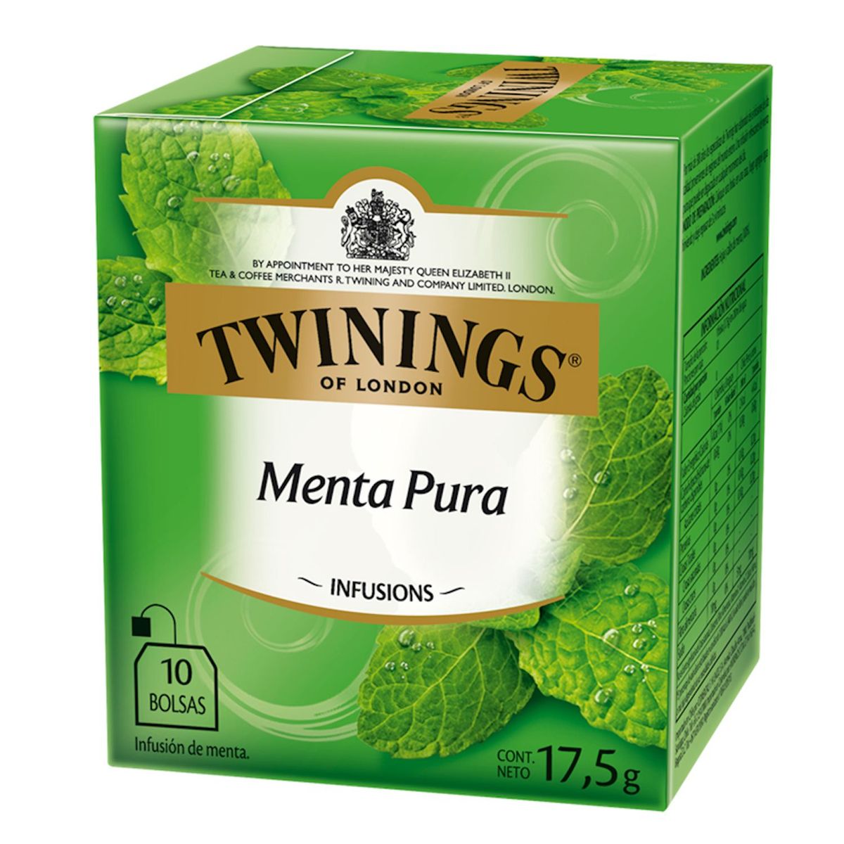 TWINING - Té Infusión de Menta Twinings 10 filtrantes 17,5gr