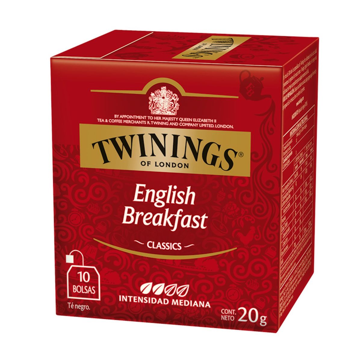 TWINING - Té Infusión Desayuno Inglés Twinings 10 filtrantes 20gr