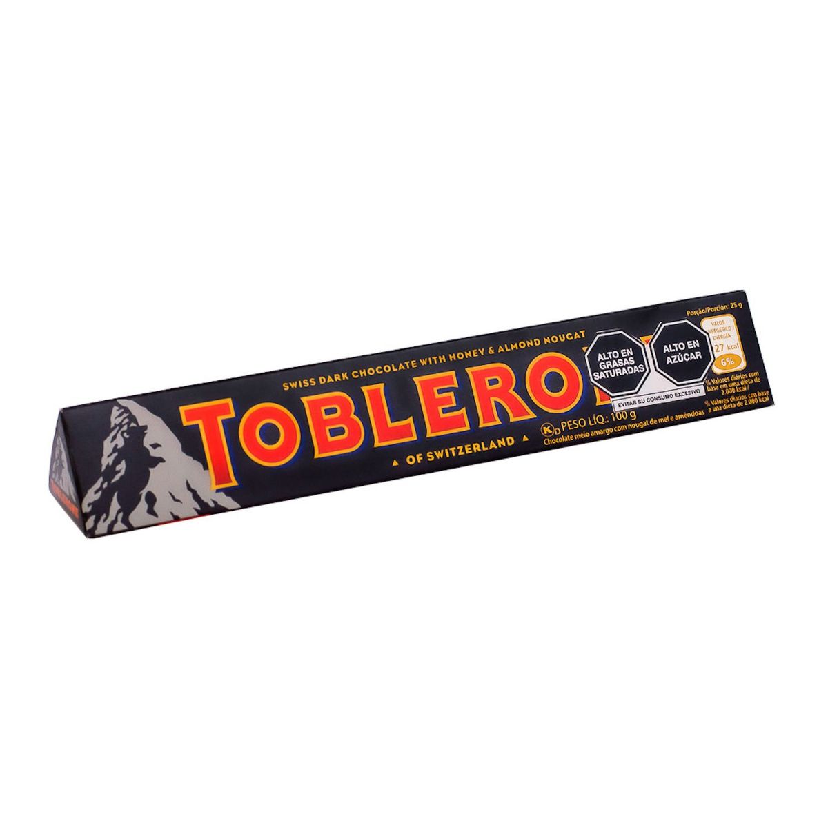 TOBLERONE - Chocolate Dark Gluten Free Toblerone 100gr