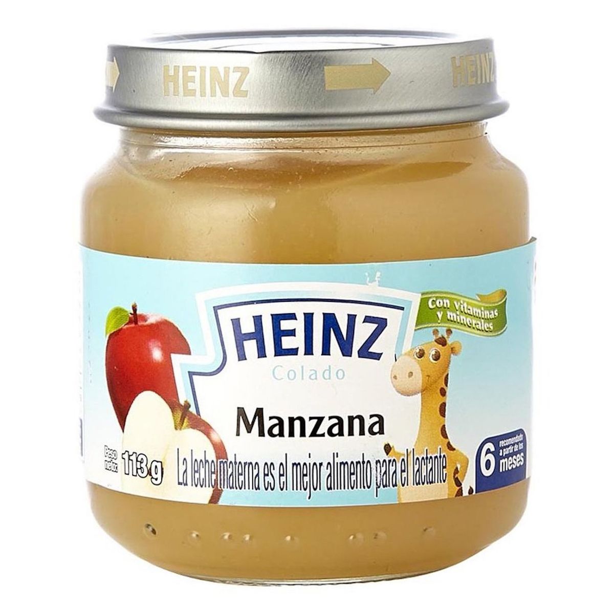 HEINZ - Compota Manzana Vidrio Heinz 113gr