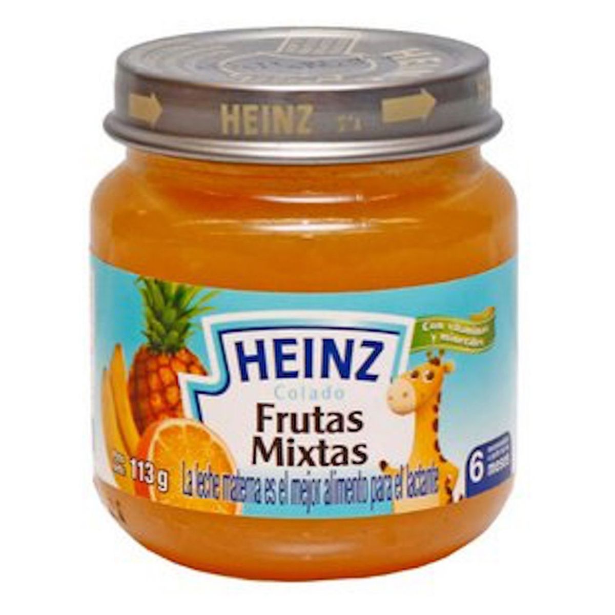 HEINZ - Compota Frutas Mixtas Vidrio Heinz 113gr