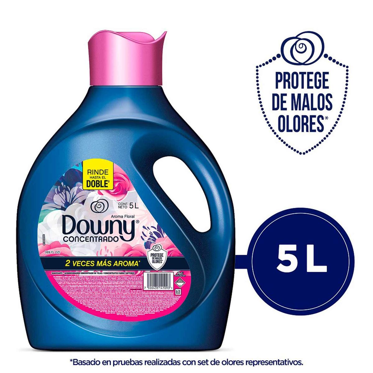 ARIEL - Downy Suavizante Concentrado Aroma Floral 5 L 