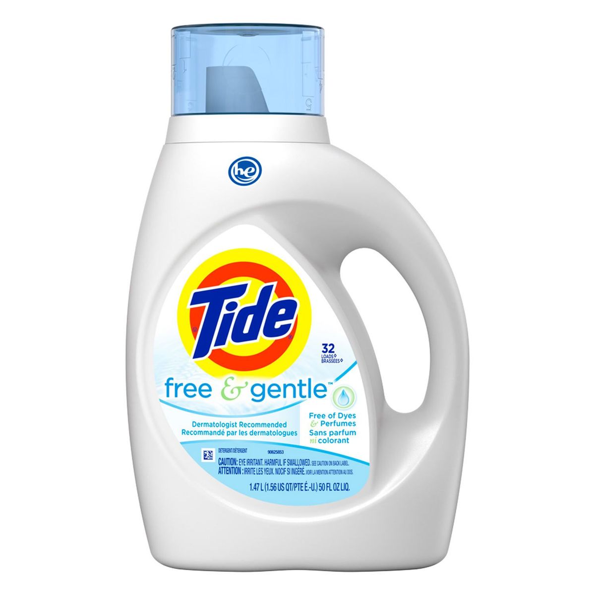 TIDE - Detergente Líquido Tide Para Ropa Tide Libre Y Delicado 1.47L