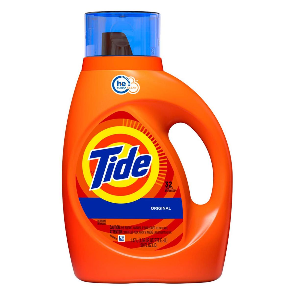 TIDE - Detergente Original Tide Líquido Para Ropa, 1.47L