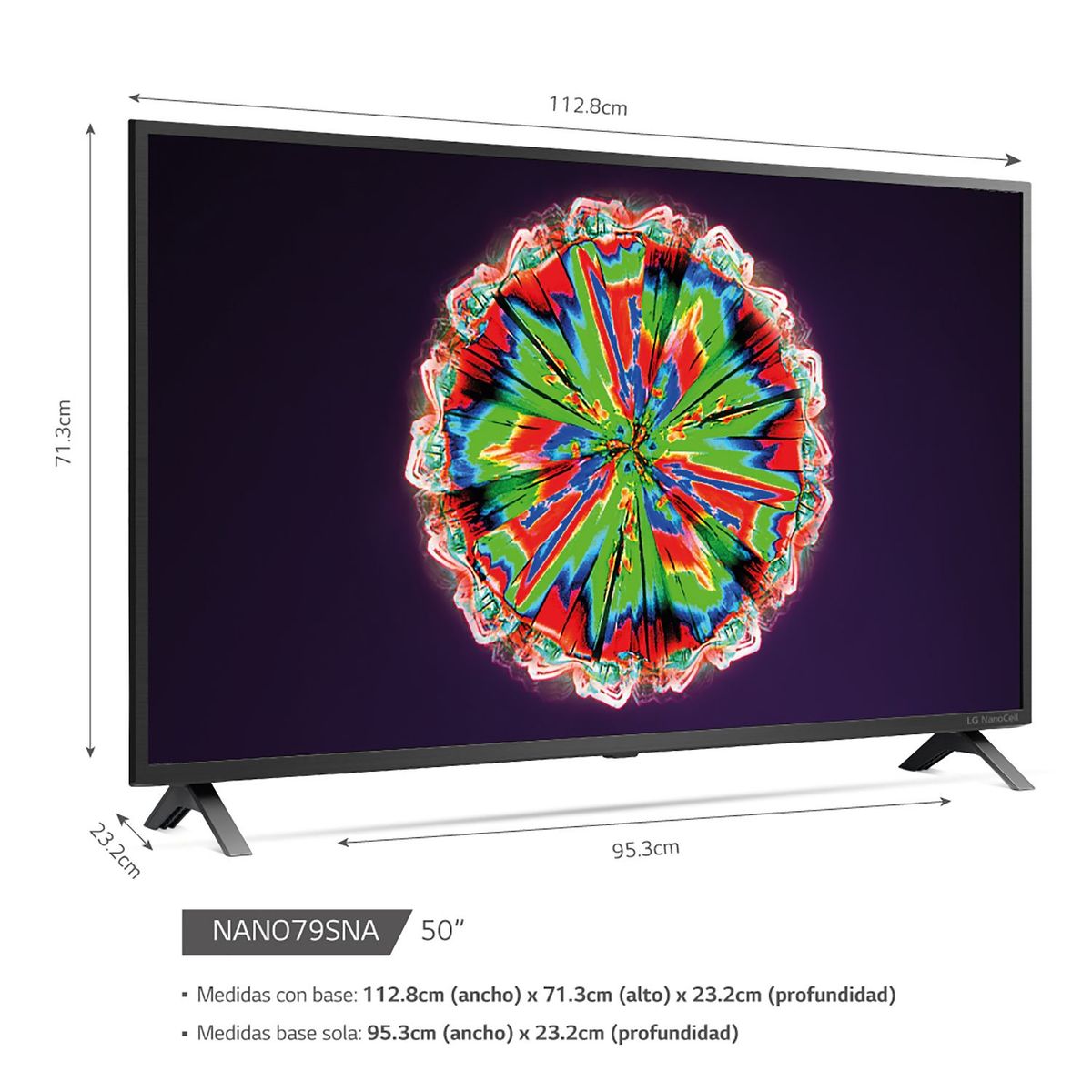 LG - Televisor 50" NANOCELL 4K Ultra HD Smart TV 50NANO79SNA.AWF
