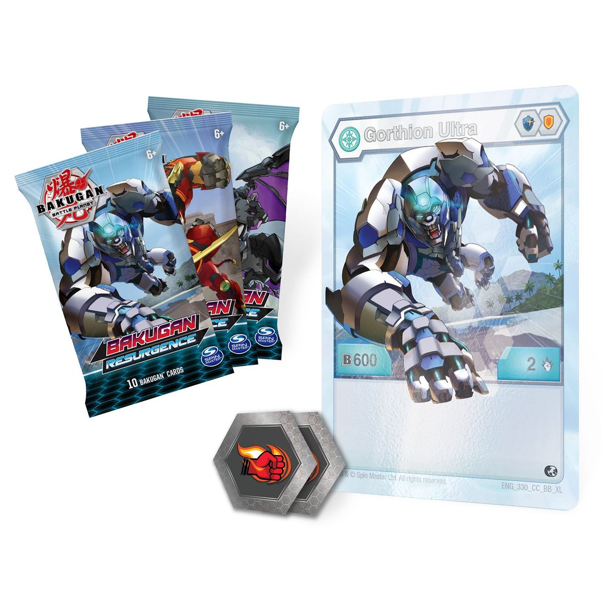 BAKUGAN - Pack De Figura & Cartas De Colección