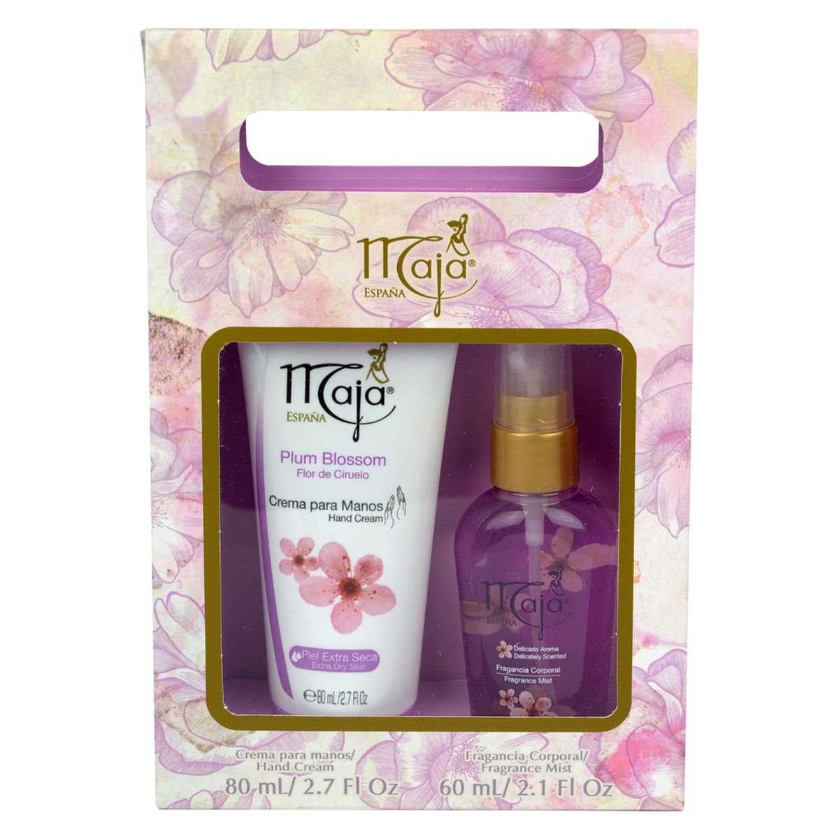 MAJA - Estuche Maja Plum Blossom Body Splash 60ml + Crema de Manos 80ml