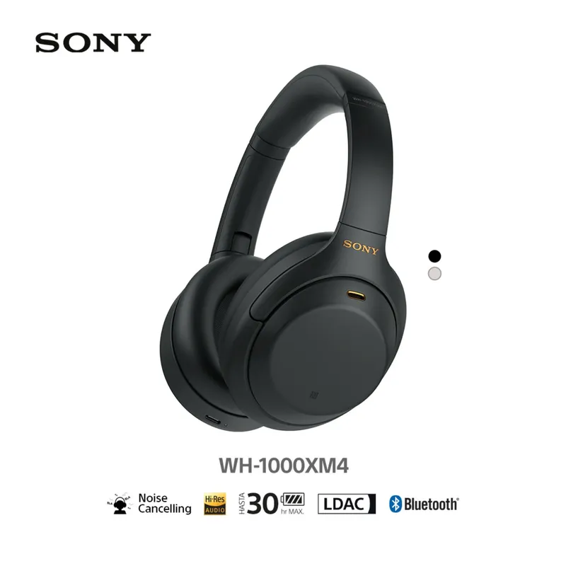 SONY - Sony Audífonos Bluetooth WH-1000XM4 Noise Cancelling