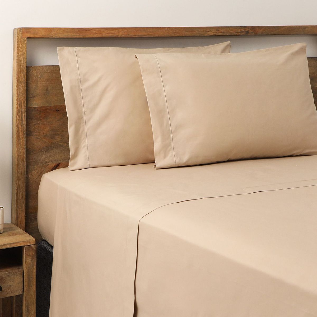 BASEMENT HOME - Juego de Sábanas Algodón Pima 286 Hilos