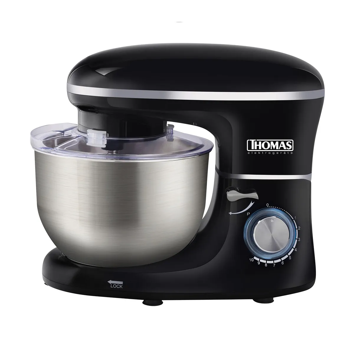 THOMAS - Batidora de Pedestal Negra 4.5L TH-910N