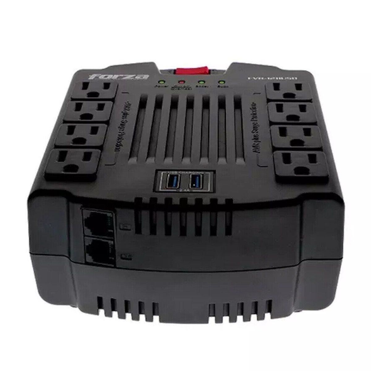 FORZA - estabilizador forza FVR-1202USB 8tomas 600w