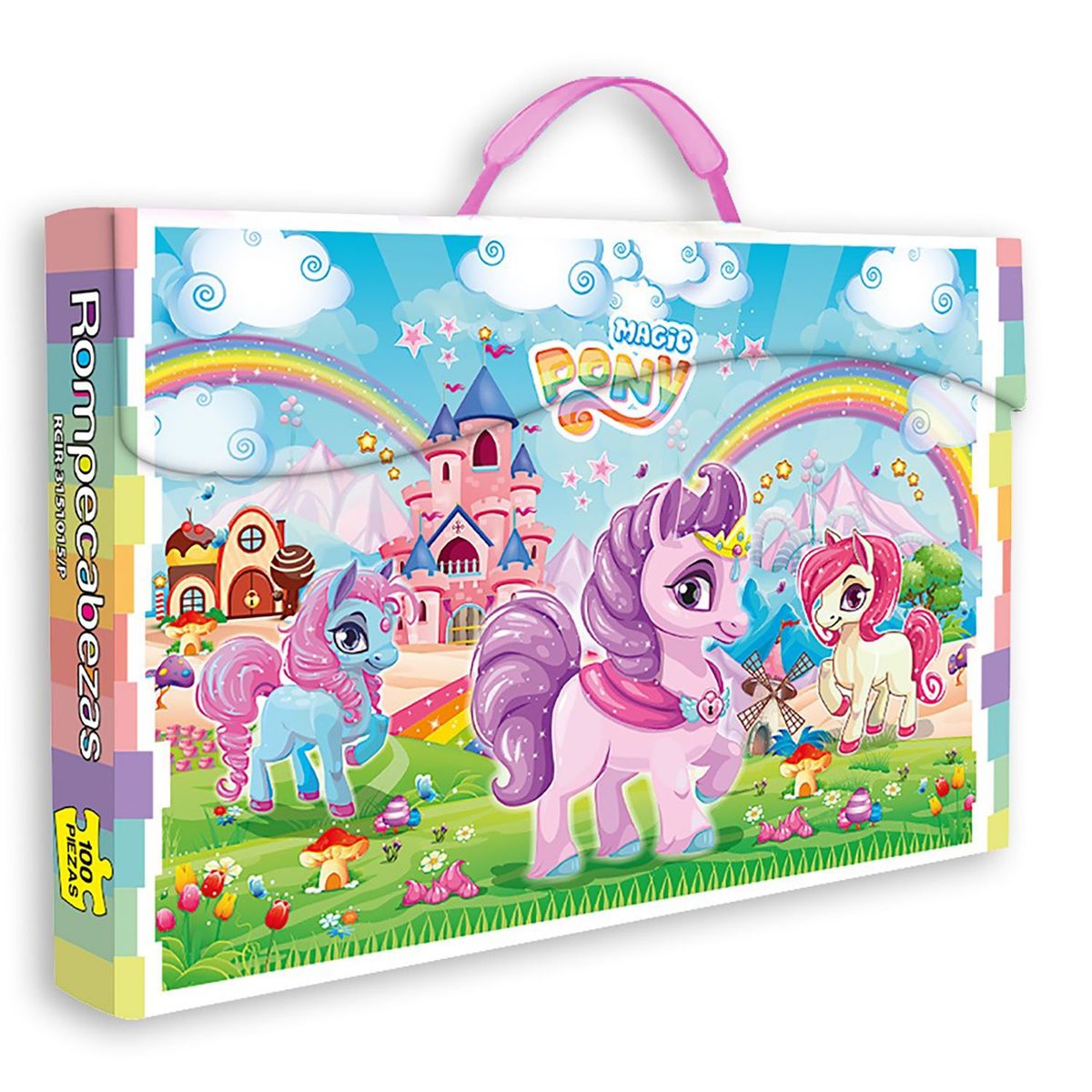GENERICO - Rompecabezas 100 Pzas Magic Pony 2