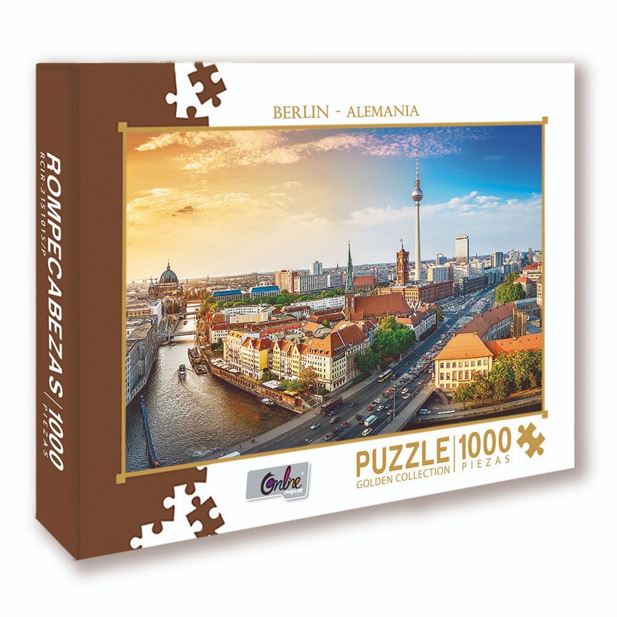 GOLDEN COLLECTION - Rompecabezas 1000 Pzas Berlín Alemania