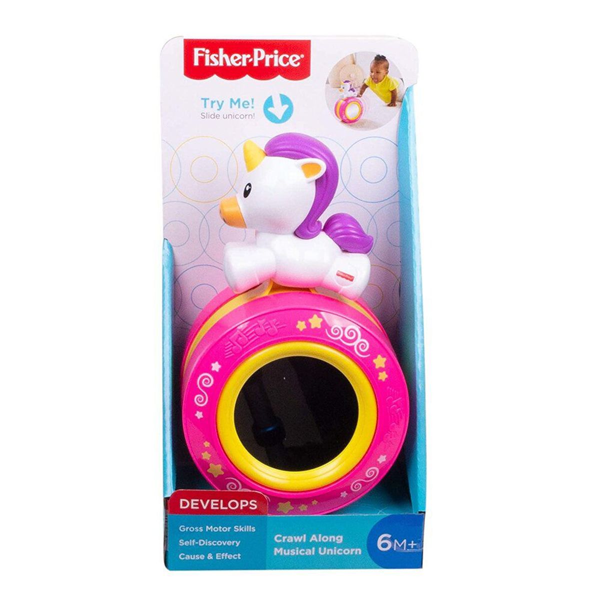 FISHER PRICE - Unicornio Gatea conmigo