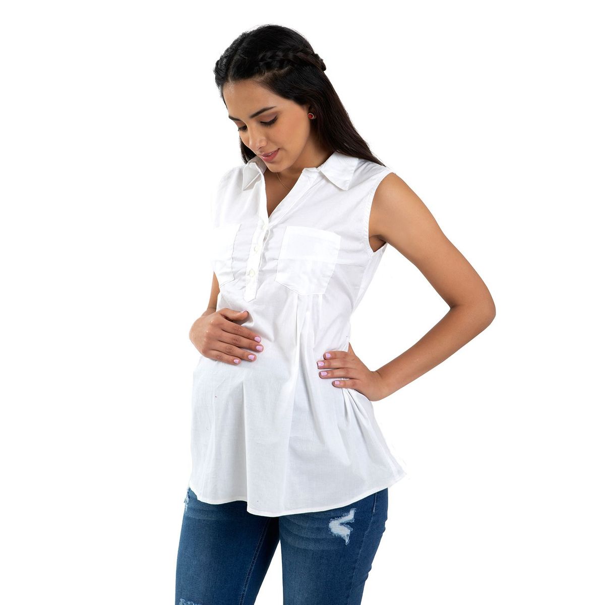 VALESKA - Blusa Manga Cero Maternal Valeska Maternity & Baby