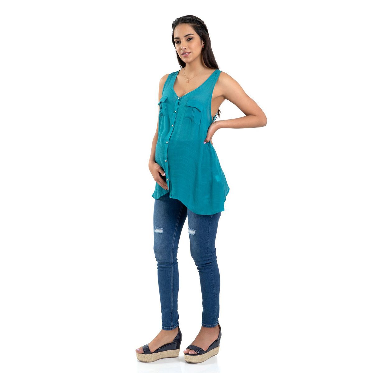 VALESKA - Blusa Manga Cero Maternal Valeska Maternity & Baby