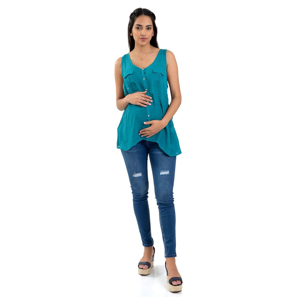 VALESKA - Blusa Manga Cero Maternal Valeska Maternity & Baby