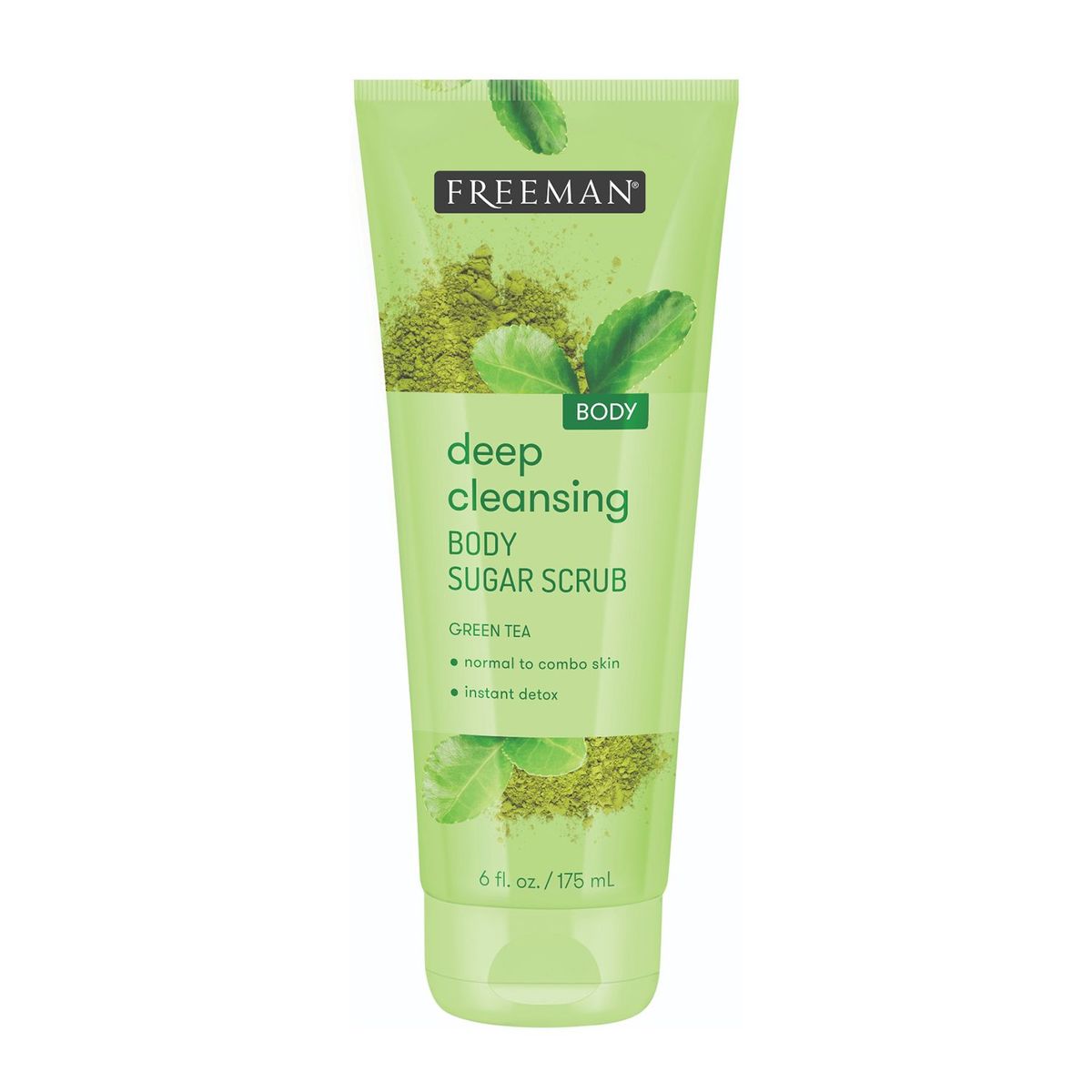 FREEMAN - Exfoliante Corporal Con Azúcar & Té Verde 175ml