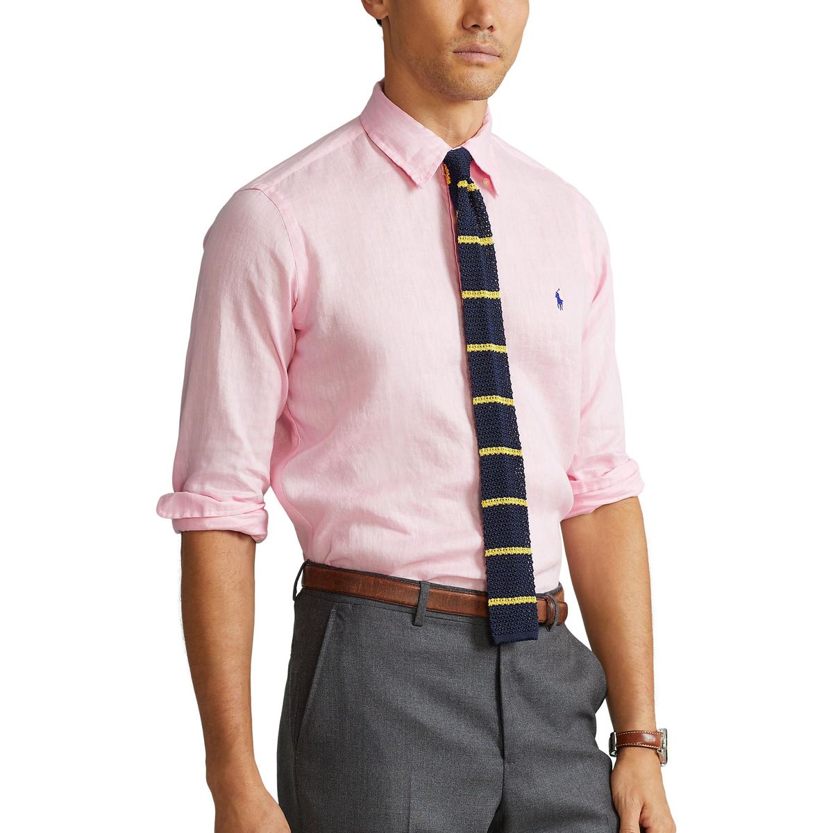 POLO RALPH LAUREN - Camisa Manga Larga Slim Fit Hombre Ralph Lauren