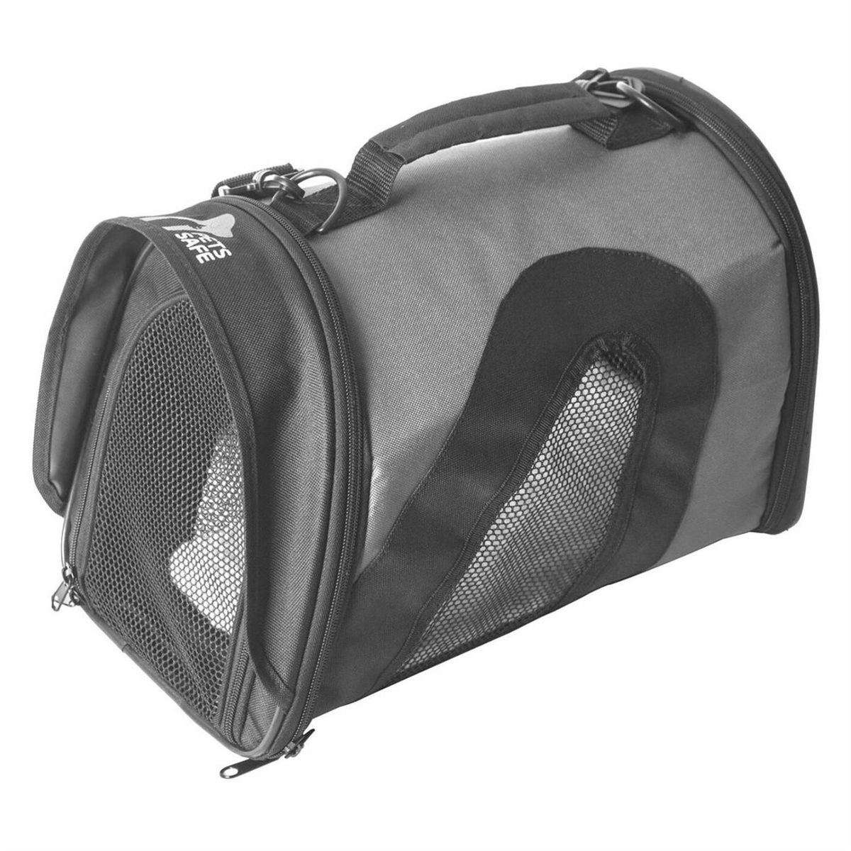 PETS SAFE - Bolso De Viaje Maletín Cargador Guacal Para Perro Mascota Auto Negro