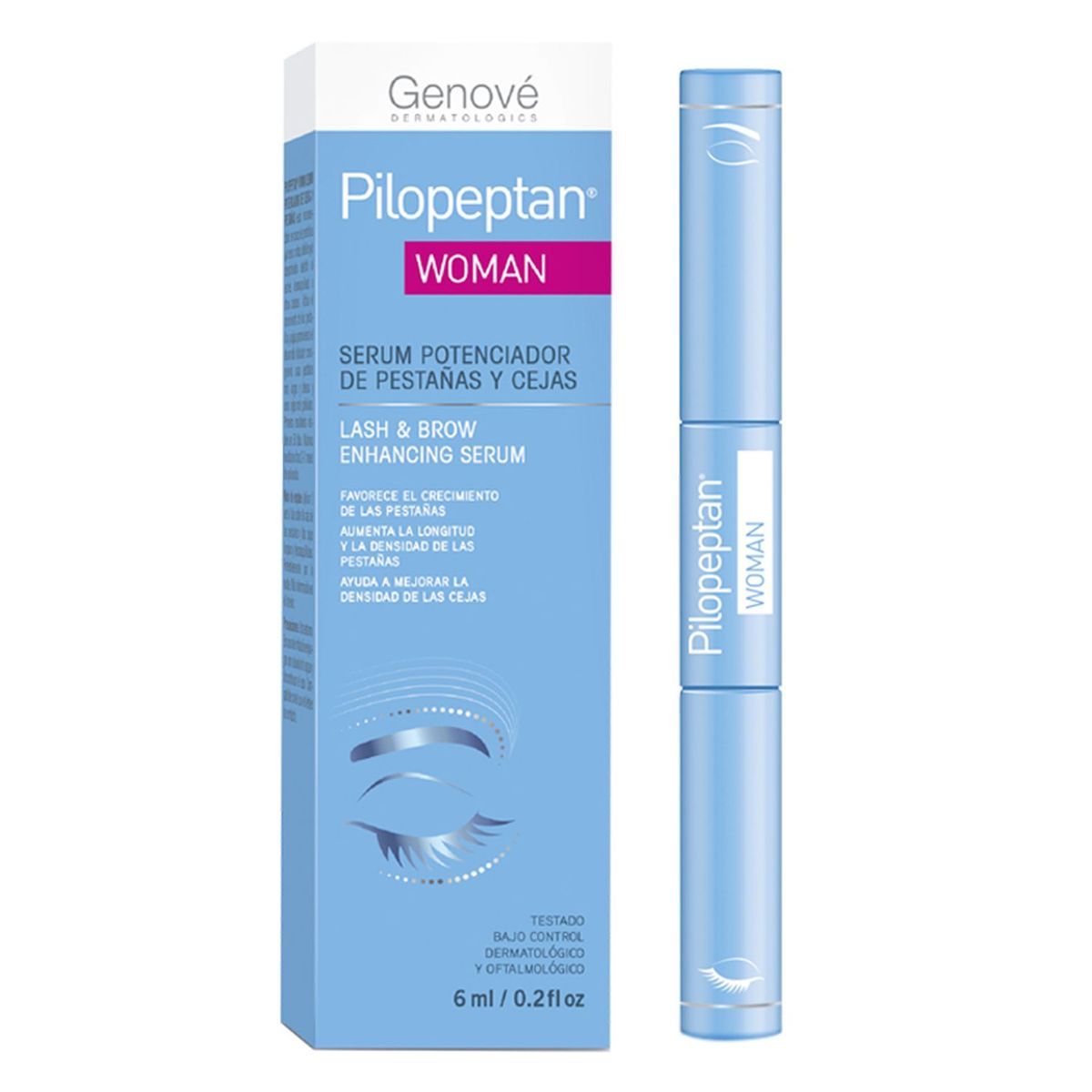 PILOPEPTAN - Woman Serum Potenciador De Pestañas Y Cejas