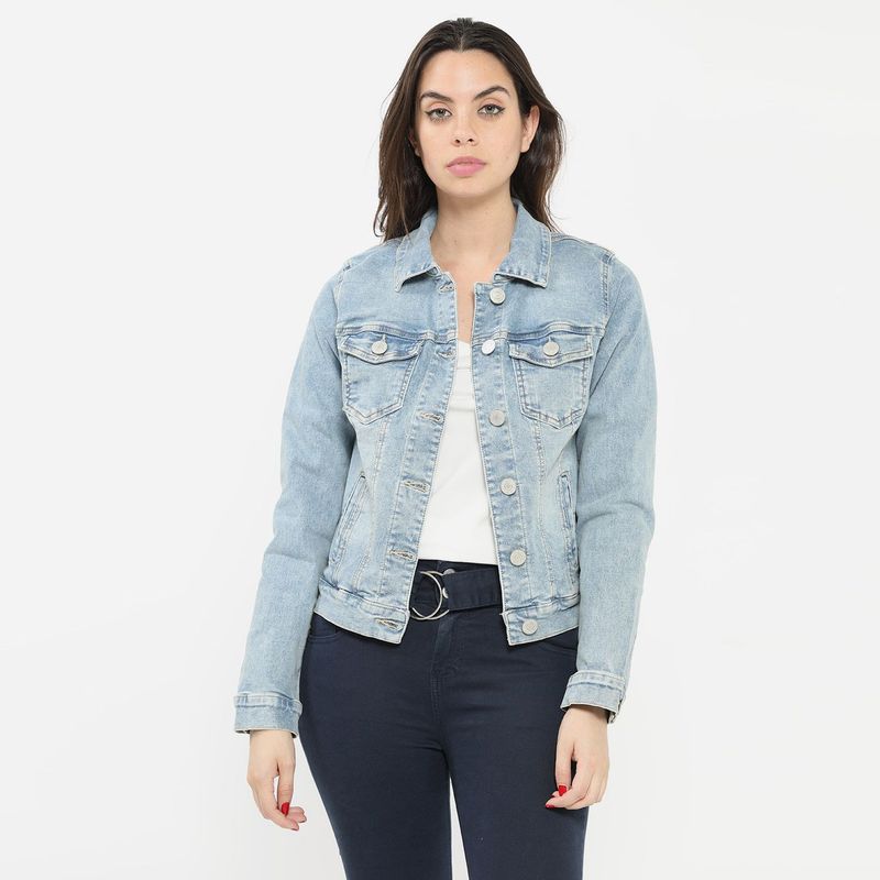 AMERICAN ABBEY - Casaca Jean Mujer American Abbey