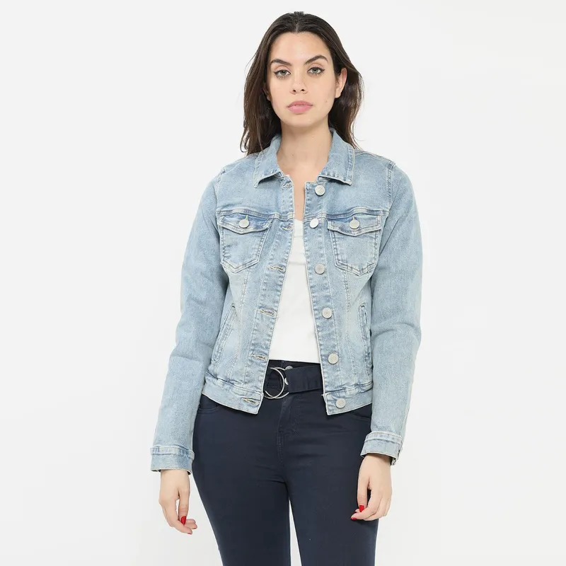 AMERICAN ABBEY - Casaca Jean Mujer American Abbey