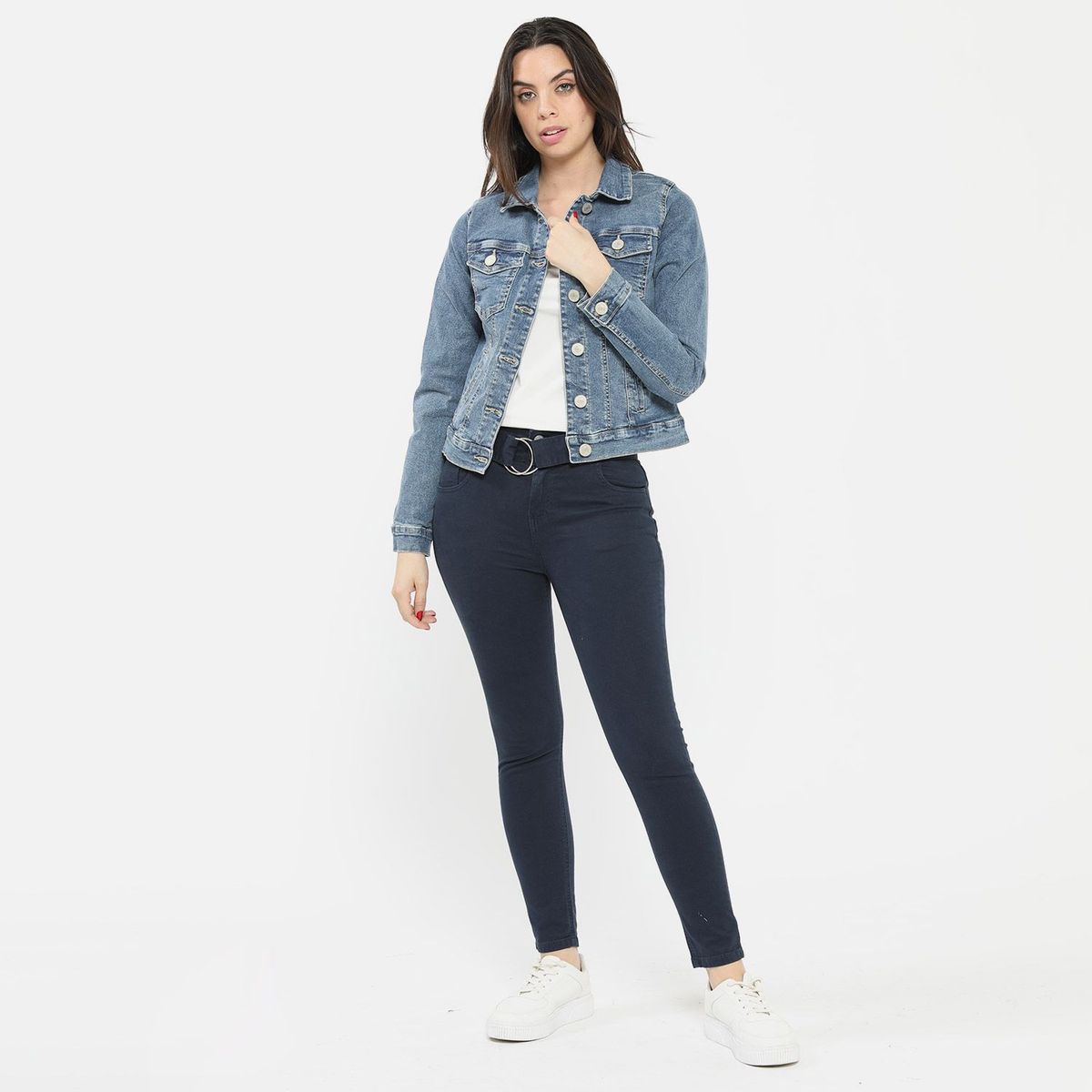 AMERICAN ABBEY - Casaca Jean Mujer American Abbey