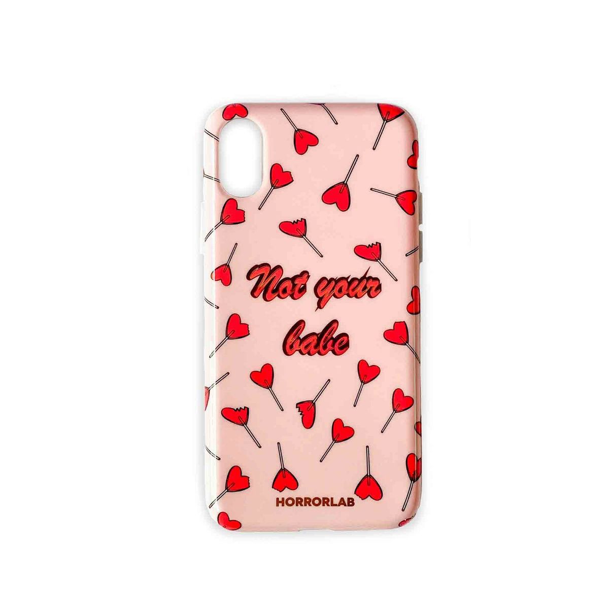 HORRORLAB - Case Funda Not babe iPhone X Xs HORRORLAB
