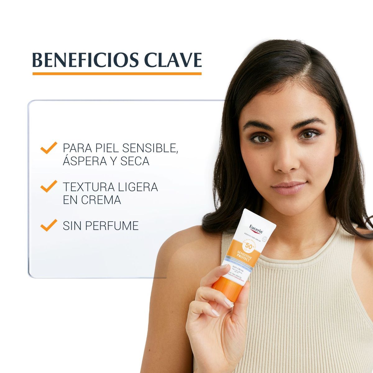 EUCERIN - Eucerin Sun Crema Facial Fps 50 Plus