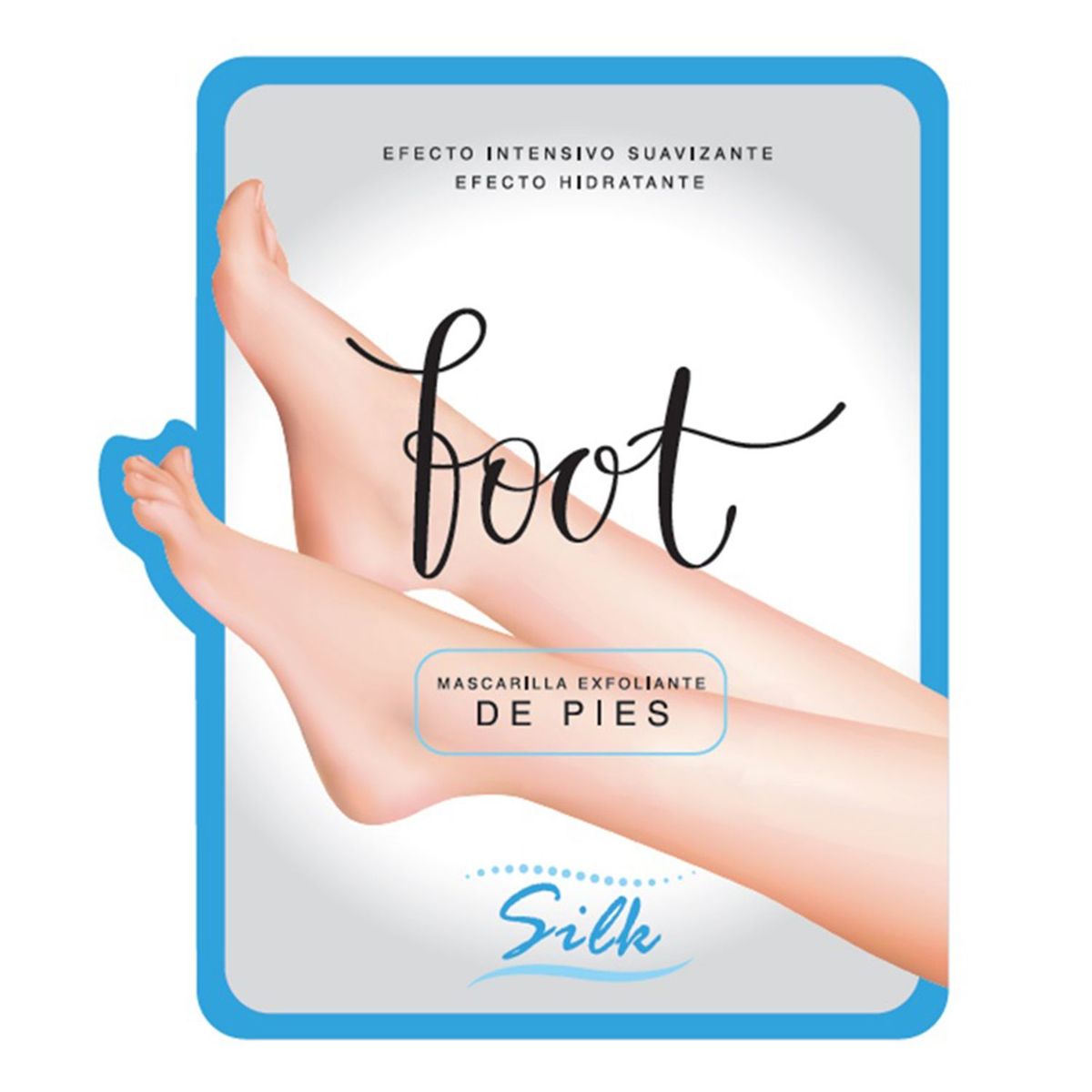 SILK - Foot Mask - Mascarilla Exfoliante E Hidratante De Pies