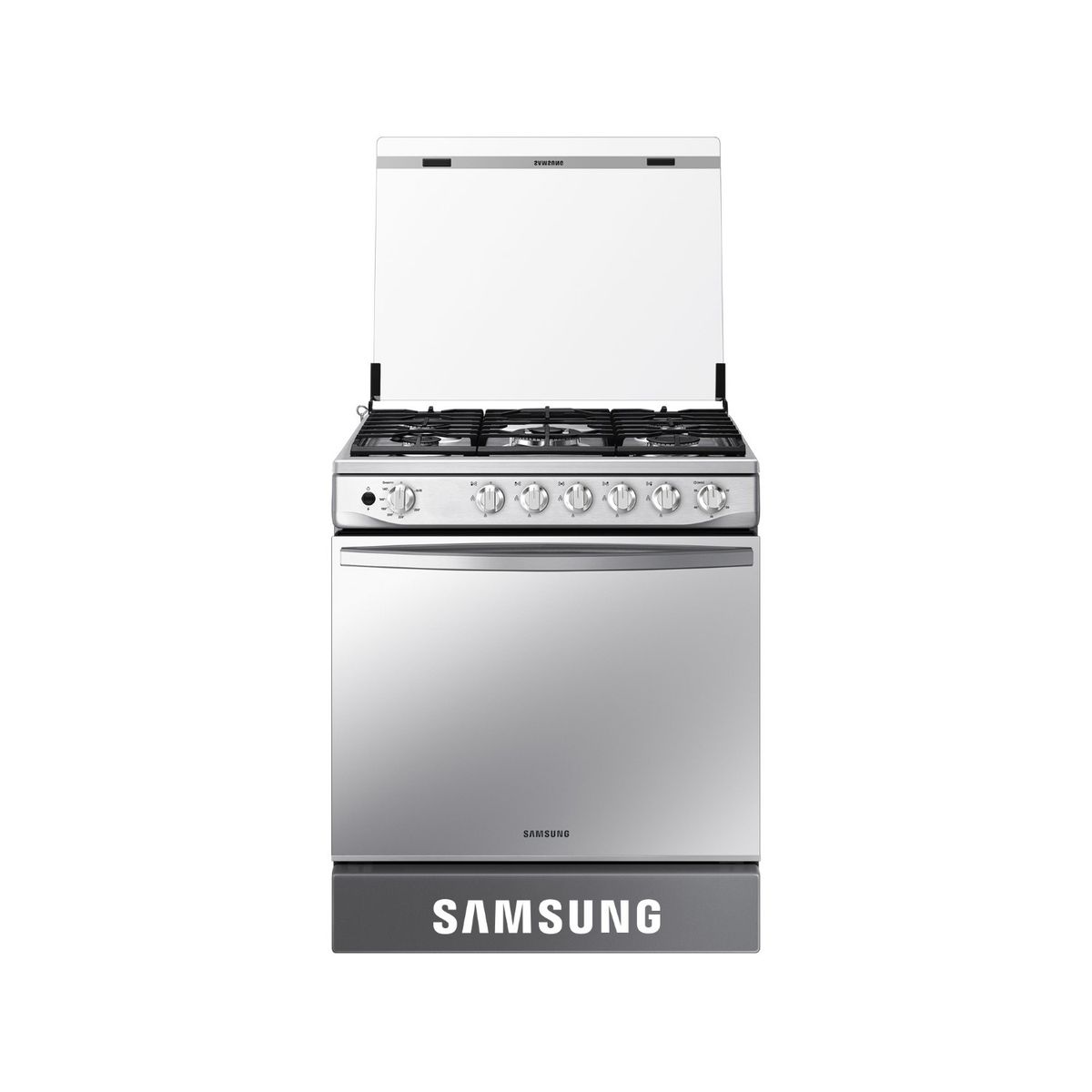 SAMSUNG - Cocina a Gas 5 hornillas con Plancha y Grill NX52T7322PSPE