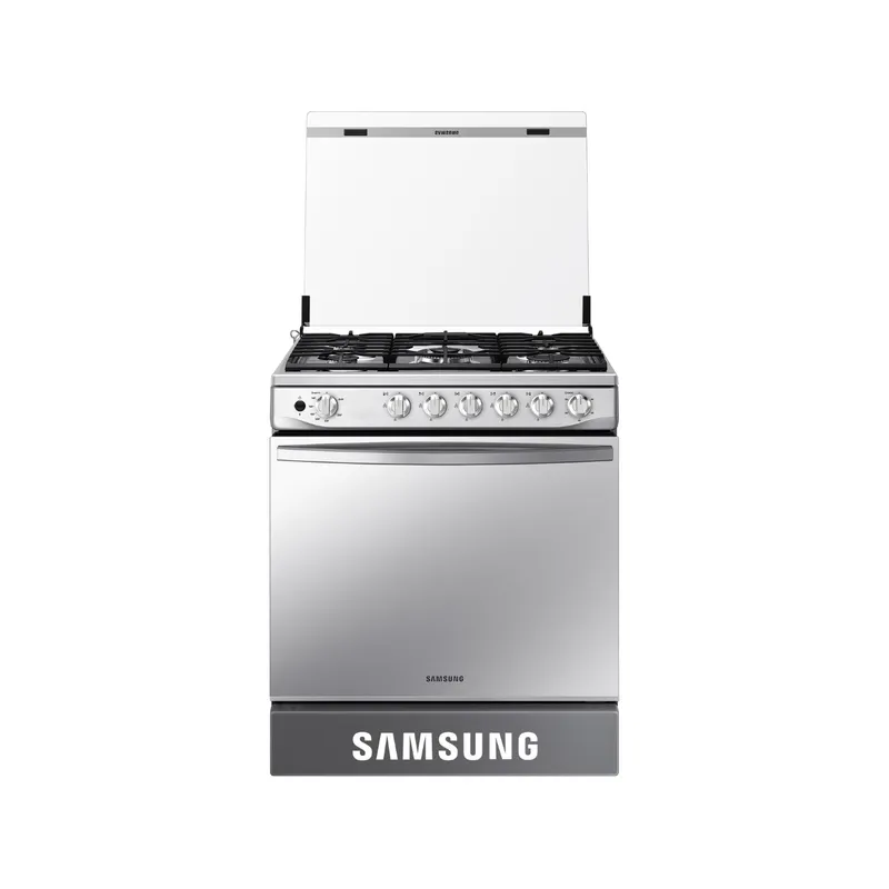 SAMSUNG - Cocina a Gas 5 hornillas con Plancha y Grill NX52T7322PSPE