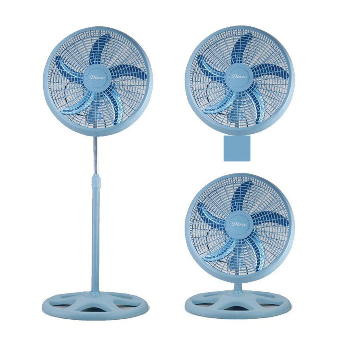 DIORE - Ventilador Diore 3 en 1 Movimiento 360°