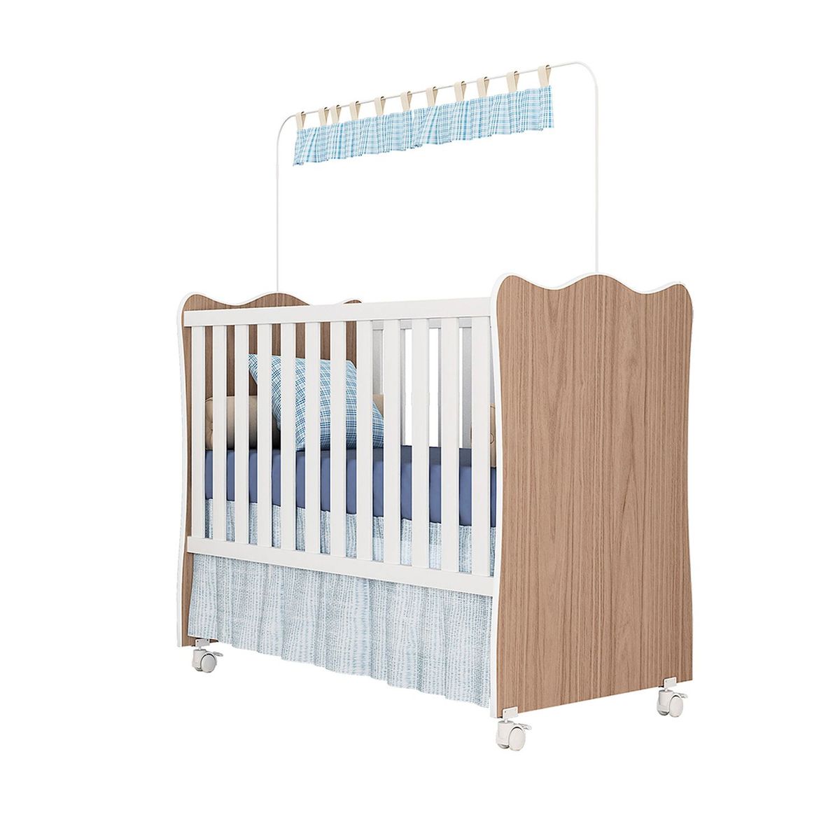 CASA BELLA - Cuna de Madera Ange Blanca