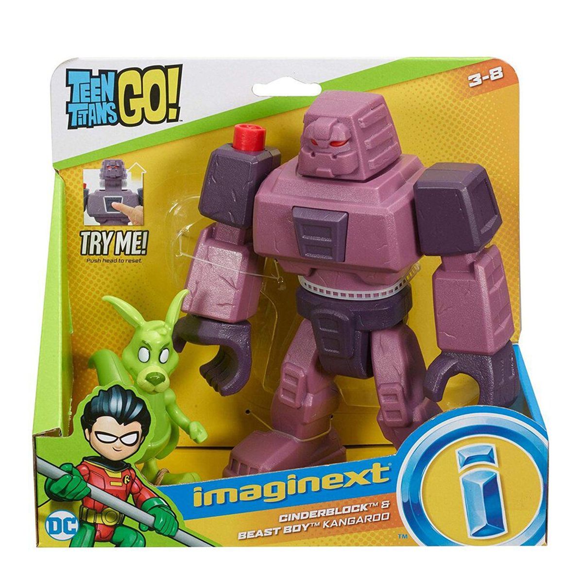 DC COMICS - Teen Titans Cinderblock y Chico Bestia