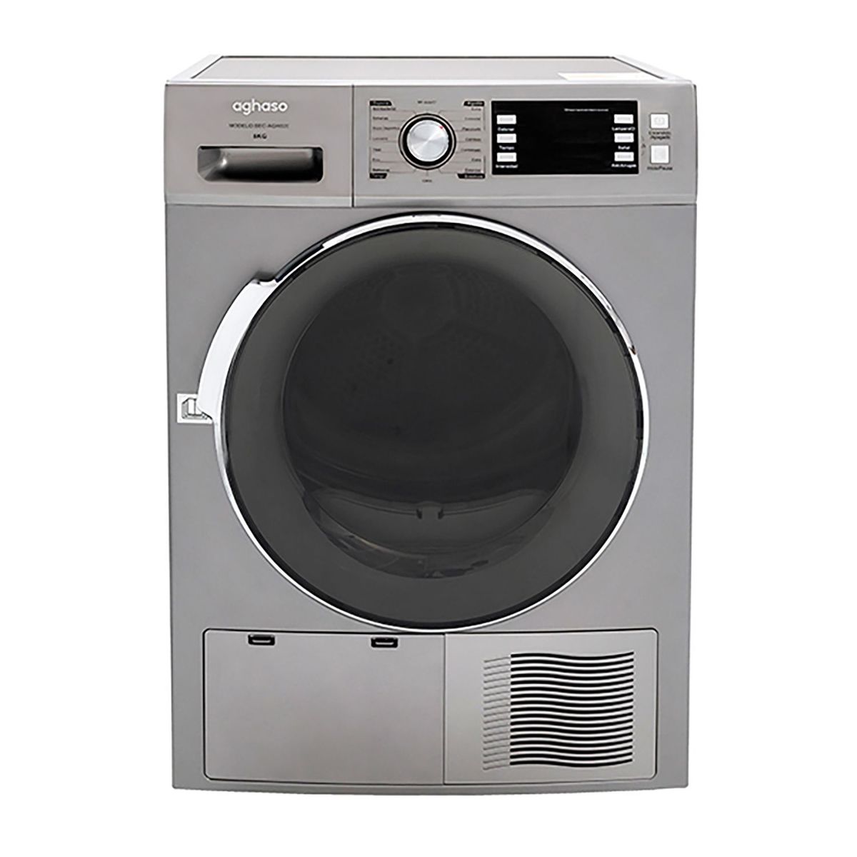 AGHASO - Secadora Electrica 8KG Silver