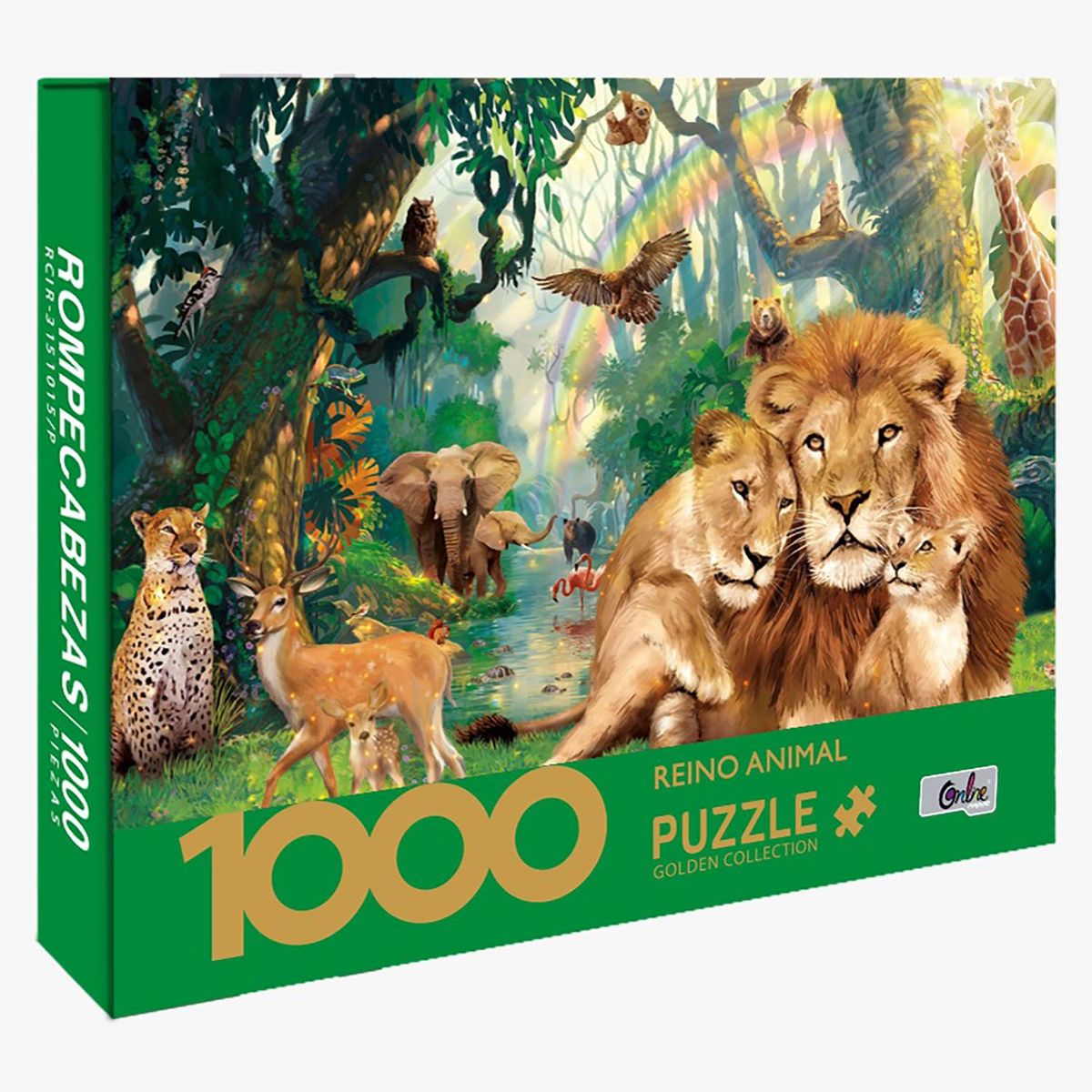 GOLDEN COLLECTION - Rompecabezas X 1000 Pzas Reino Animal